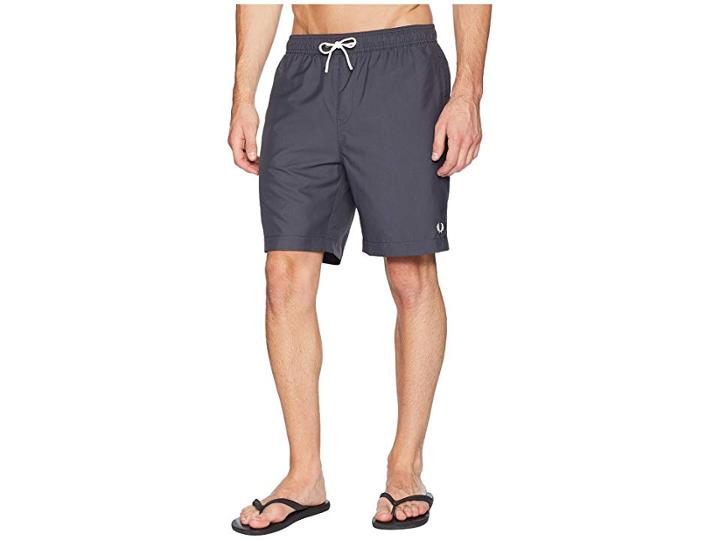 Fred Perry Textured Swimshorts (charcoal) Men's Swimwear