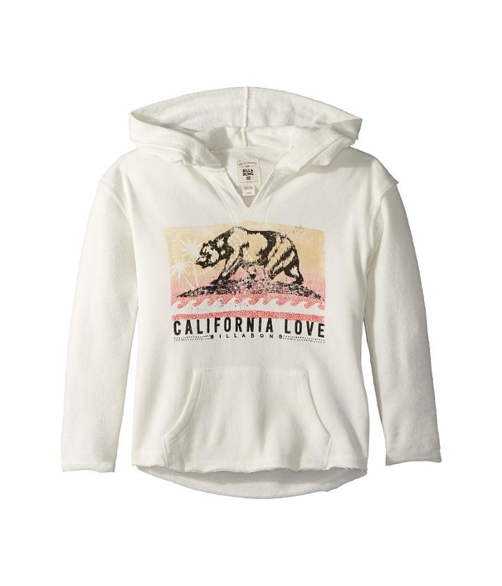 Billabong Kids Days Off Hoodie (little Kids/big Kids) (cool Whip) Girl's Sweatshirt