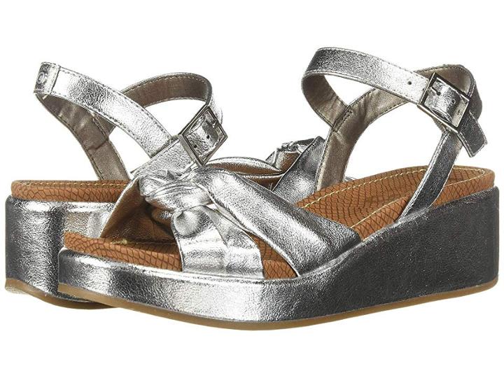 Circus By Sam Edelman Stephanie (soft Silver Metallic Crackle) Women's Shoes