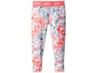 Nike Kids Rainbow Wash All Over Print Leggings (little Kids) (pink Nebula) Girl's Casual Pants