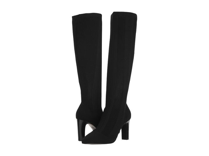 Charles By Charles David Davis (black Herringbone Stretch) Women's Boots