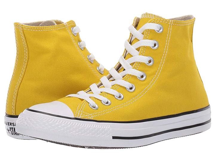 Converse Chuck Taylor(r) All Star(r) Seasonal Hi (bold Citron) Classic Shoes