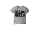 Nununu Drama Queen T-shirt (infant/toddler/little Kids) (heather Grey) Girl's Clothing