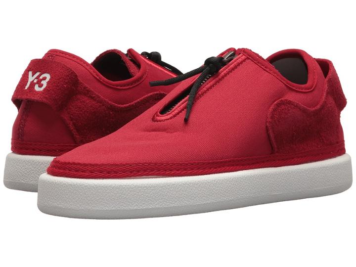 Adidas Y-3 By Yohji Yamamoto Comfort Zip (chili Pepper-y3/footwear White/core White) Women's Shoes