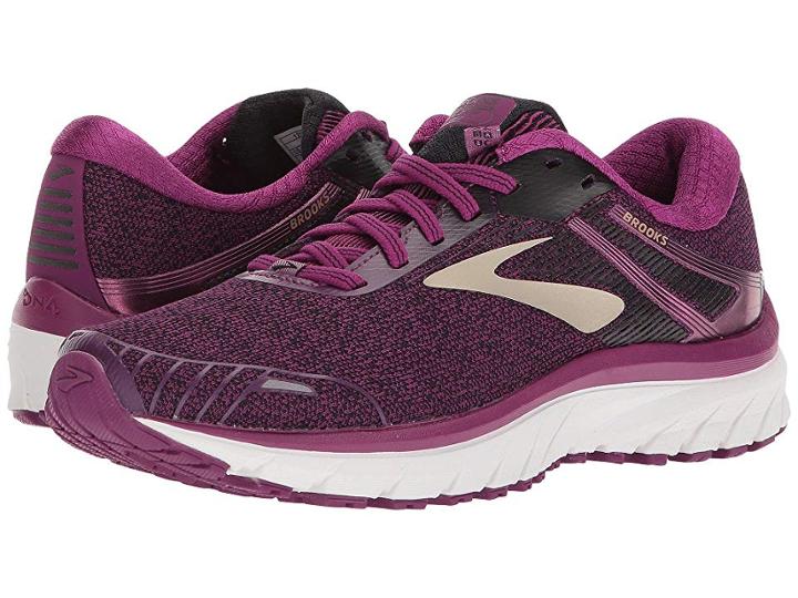 Brooks Adrenaline Gts 18 (purple/black/champagne) Women's Running Shoes