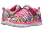 Skechers Kids Skech Appeal 81815l (little Kid/big Kid) (neon Pink/multi) Girl's Shoes