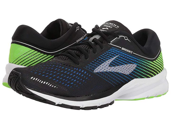 Brooks Launch 5 (black/blue/green) Men's Running Shoes