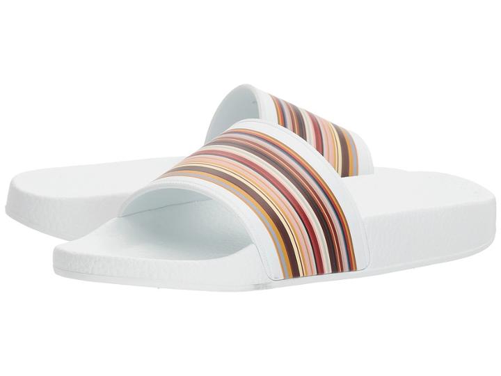 Paul Smith Rubina Stripe Slide (white) Women's Shoes