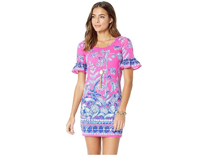 Lilly Pulitzer Jayden Dress (bougainville Unbeet Beet Able Engineered Dress) Women's Dress
