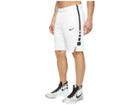 Nike Elite Stripe Basketball Short (white/white/black/black) Men's Shorts