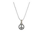 Alex And Ani 28 Inches Charity By Design, Unicef Peace Necklace (silver) Necklace