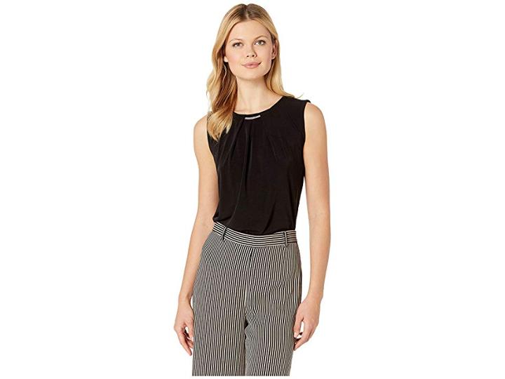 Calvin Klein Sleeveless Pullover (black) Women's Clothing