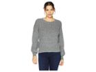 Two By Vince Camuto Long Sleeve Novelty Textured Stitch Sweater (medium Heather Grey) Women's Sweater
