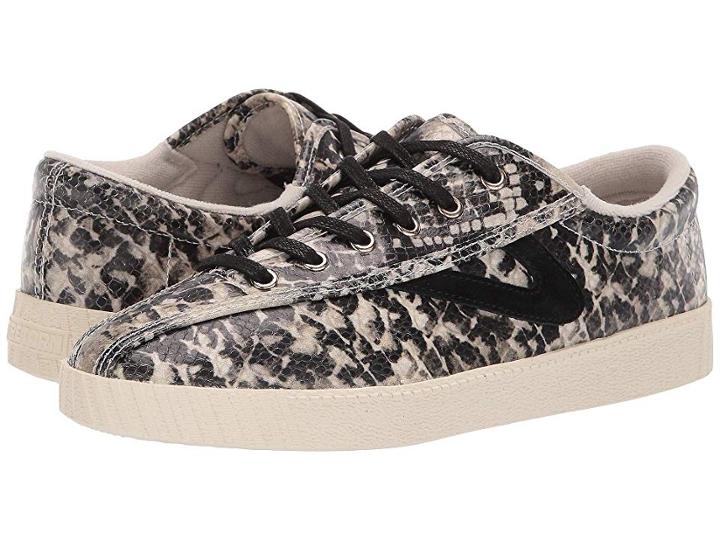 Tretorn Nylite 3 Plus (cruiser Multi/black Printed Leather) Women's Lace Up Casual Shoes