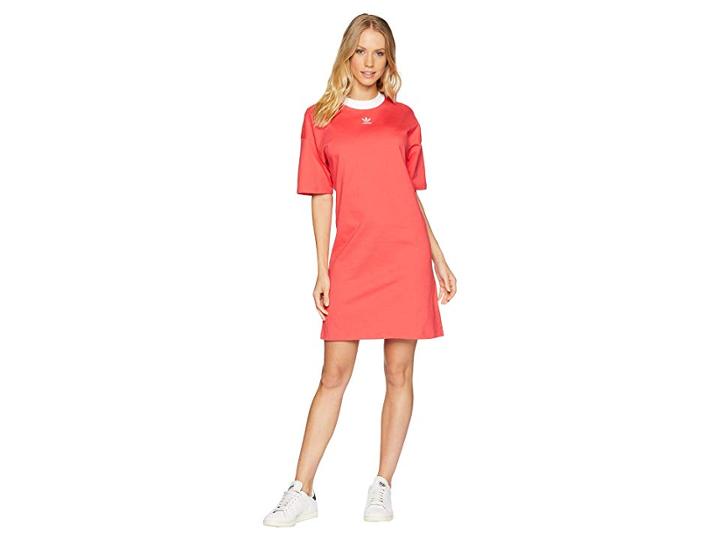 Adidas Originals Trefoil Dress (core Pink) Women's Dress