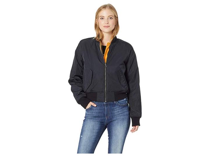 Vans Boom Boom Reversible Jacket (black) Women's Coat