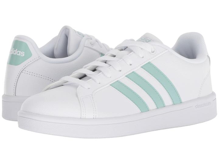 Adidas Cloudfoam Advantage (white/ash Green/light Granite) Women's Shoes