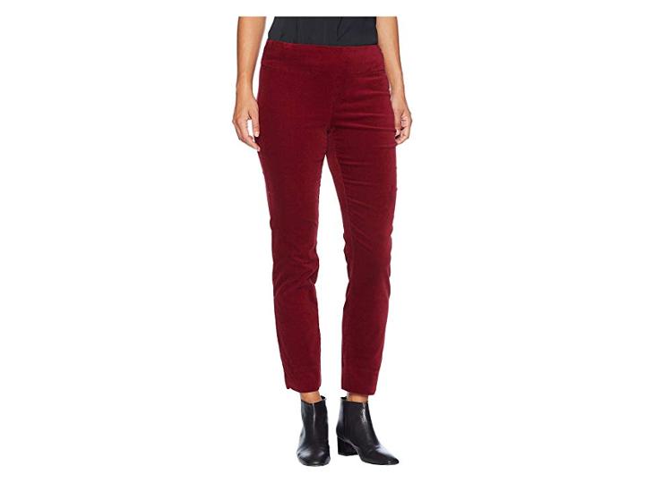 Nic+zoe Stretch Velvet Pants (amaranth) Women's Casual Pants