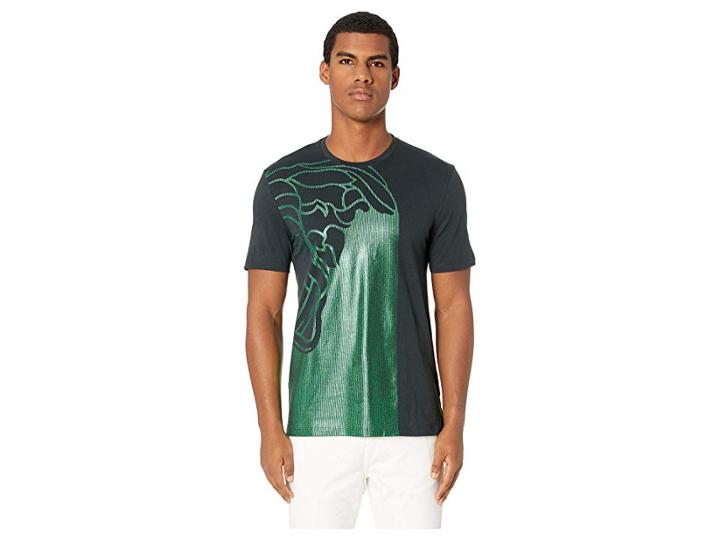 Versace Collection Medusa T-shirt (green) Men's T Shirt