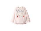 Mud Pie Snow Cute Tassel Long Sleeve Tunic (infant/toddler) (pink) Girl's T Shirt