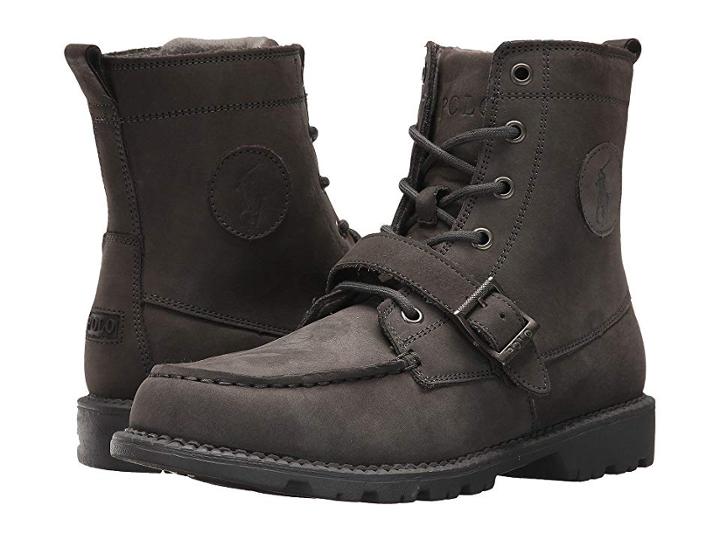Polo Ralph Lauren Kids Ranger Hi Ii (big Kid) (triple Grey Nubuck) Kid's Shoes