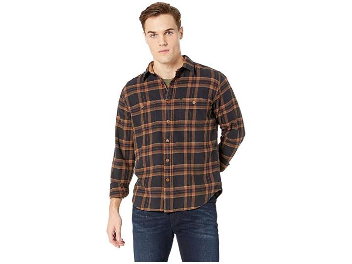 Frye Miles Workshirt (chocolate Multi) Men's Clothing