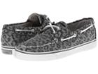 Sperry Top-sider Bahama 2-eye (black/leopard Sparkle) Women's Slip On  Shoes