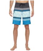 Vans Bonsai Stripe Stretch Boardshorts 20 (imperial Blue) Men's Swimwear