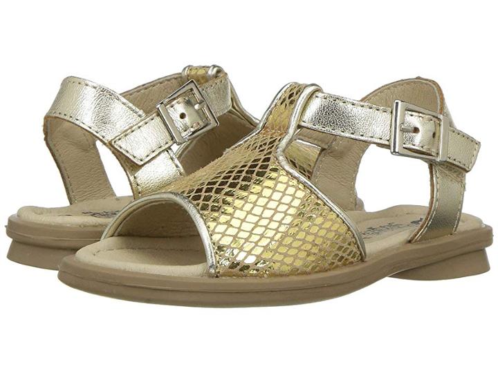 Old Soles Sugar Sandal (toddler/little Kid) (gold Snake) Girls Shoes