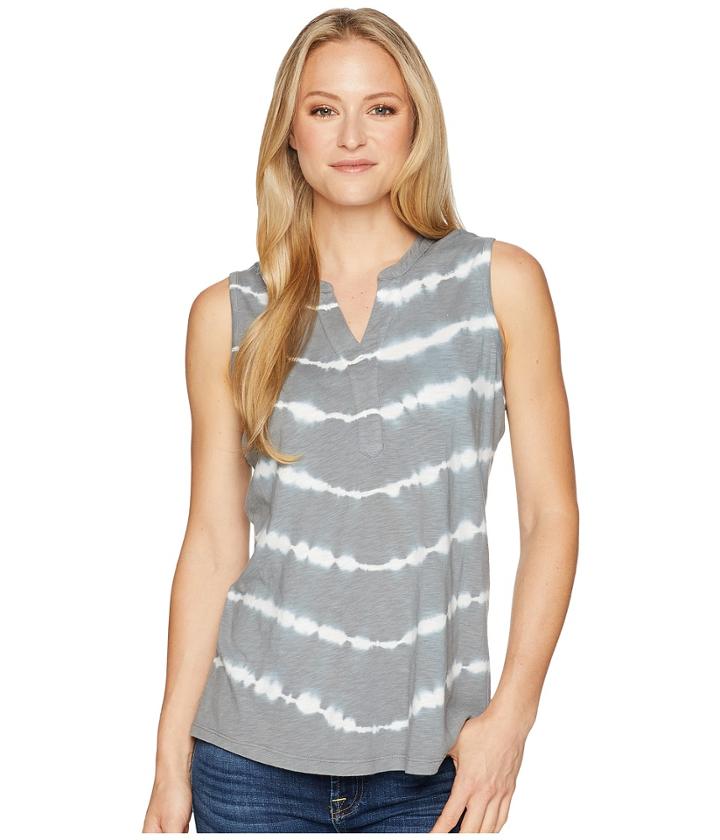 Aventura Clothing Fiji Tie-dye Tank Top (silver Lining) Women's Sleeveless