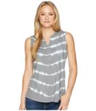 Aventura Clothing Fiji Tie-dye Tank Top (silver Lining) Women's Sleeveless