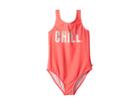 Kate Spade New York Kids Chill One-piece (big Kids) (surprise Coral) Girl's Swimsuits One Piece