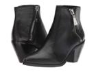 Frye Lila Zip Short (black Polished Soft Full Grain 2) Women's Pull-on Boots