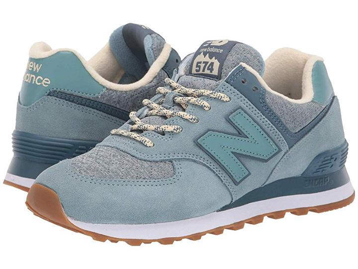 New Balance Classics Wl574v2 (smoke Blue/light Petrol) Women's Running Shoes
