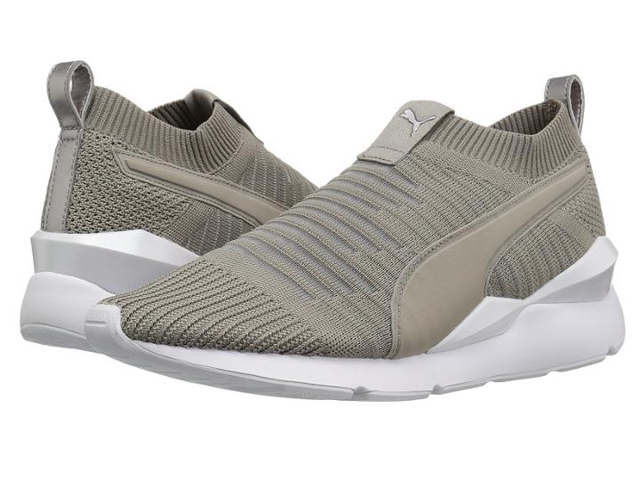 Puma Muse Slip-on July (rock Ridge/rock Ridge) Women's Shoes