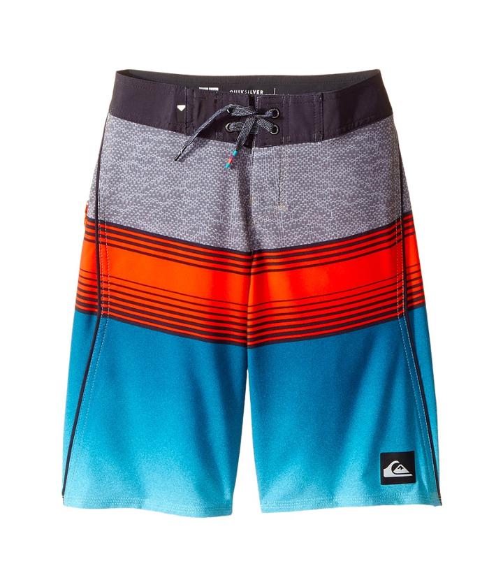 Quiksilver Kids Division Fade Boardshorts (big Kids) (blue Light) Boy's Swimwear