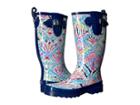 Sakroots Rhythm (aqua Brave Beauti) Women's Rain Boots