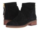 Cole Haan Riona Grand Back Zip Bootie (black Suede) Women's Boots