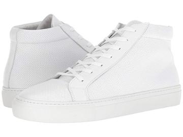 Supply Lab Deacon (white Perforated) Men's Lace Up Casual Shoes