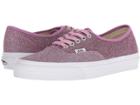 Vans Authentictm ((lurex Glitter) Pink/true White) Skate Shoes