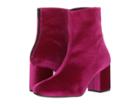 Free People Cecile Velvet Boot (wine) Women's Boots