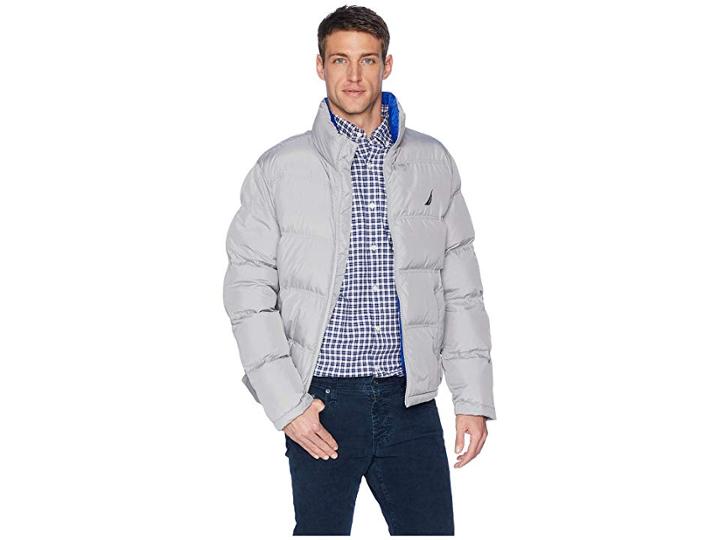 Nautica Down Bomber Jacket (alloy) Men's Coat