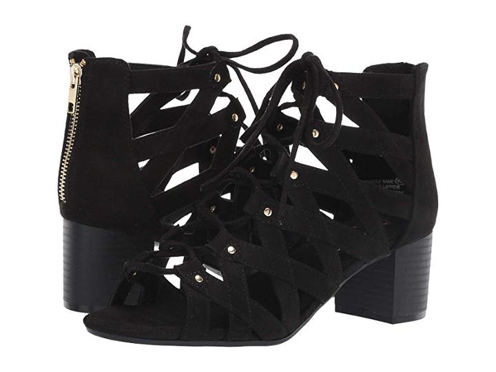 A2 By Aerosoles Middle Name (black Fabric Microfiber) Women's Sandals