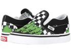 Vans Kids Vans X Marvel(r) Classic Slip-on (infant/toddler) ((marvel) Hulk/checkerboard) Boys Shoes