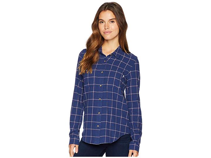 Vans Meridian Iii Flannel (medieval Blue) Women's Clothing