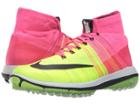 Nike Golf Flyknit Elite (pink Blast/volt/white/black) Men's Golf Shoes