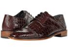 Stacy Adams Raimondo Cap Toe Oxford (burgundy/black) Men's Shoes