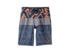 Quiksilver Kids Techtonics Beach Shorts (big Kids) (silver Sconce) Boy's Swimwear