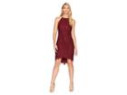 Adelyn Rae Juliet Woven Lace Sheath Dress (wine) Women's Dress