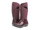 Bogs Plimsoll Houndstooth Tall (eggplant Multi) Women's Waterproof Boots